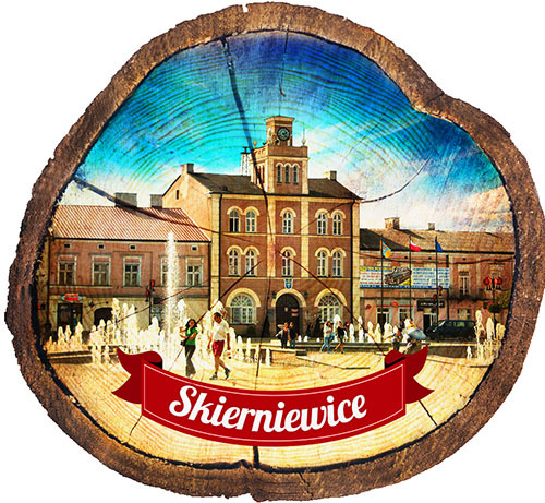 Magnes drewniany pieniek Skierniewice