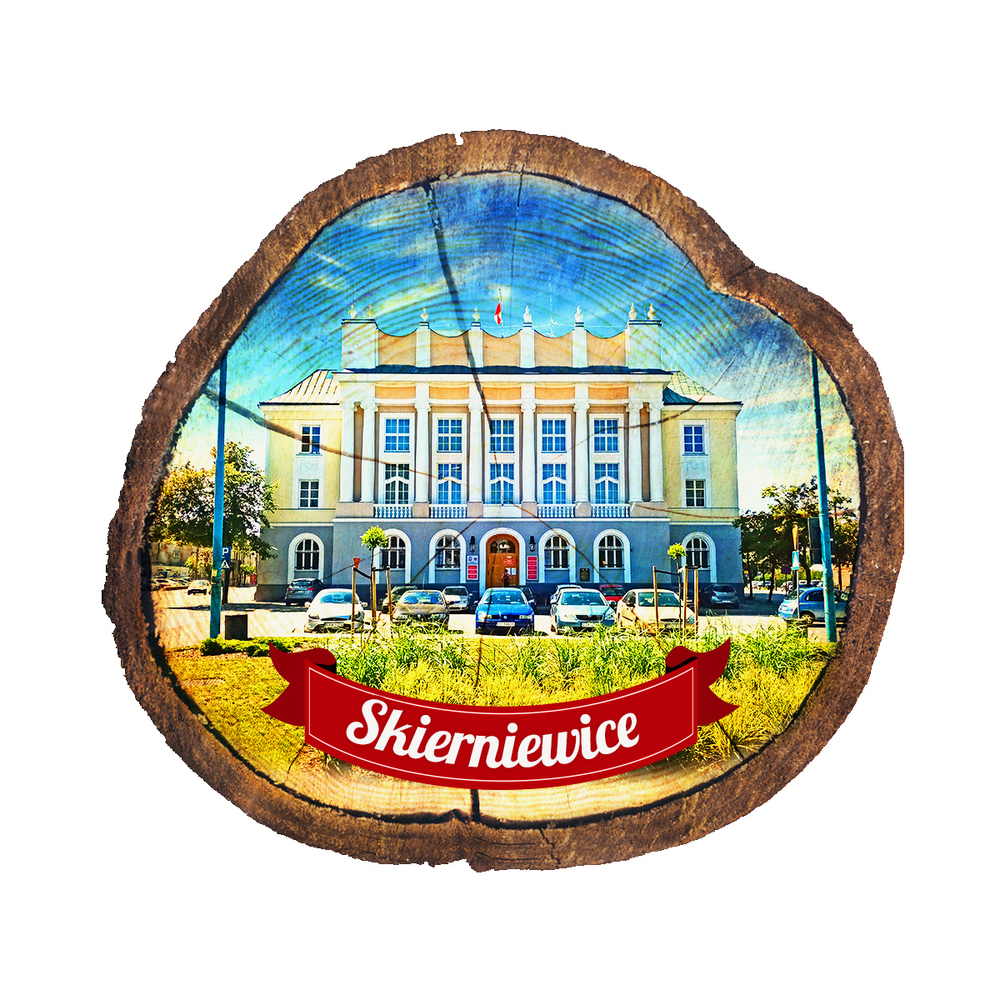 Magnes drewniany pieniek Skierniewice