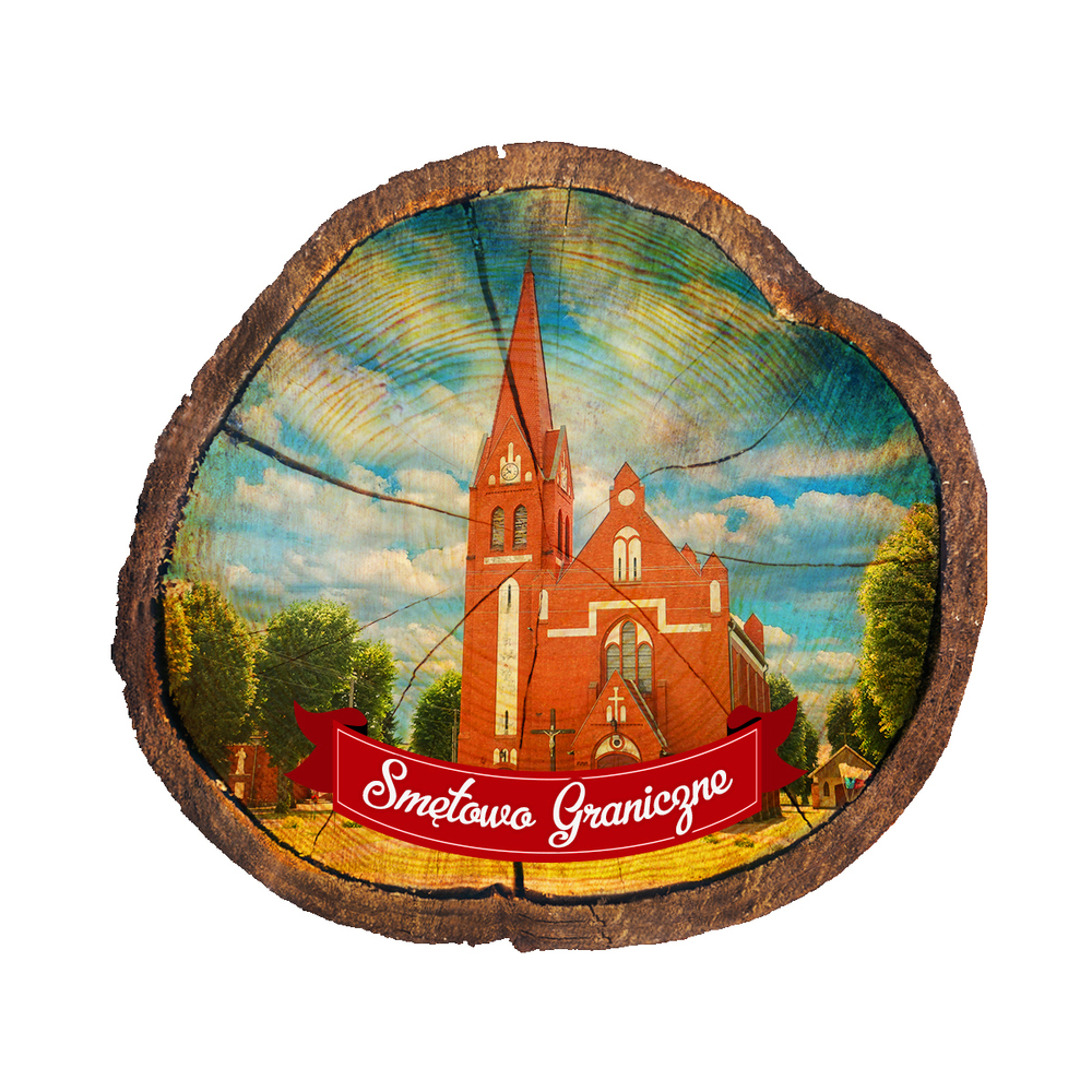 Magnes drewniany pieniek Smętowo Graniczne