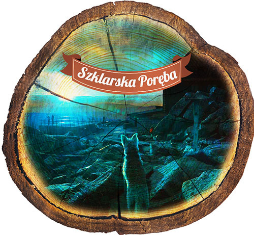 Magnes drewniany pieniek Szklarska Poręba