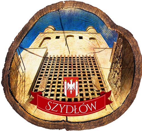 Magnes drewniany pieniek Szydłów