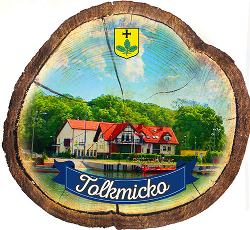 Magnes drewniany pieniek Tolkmicko
