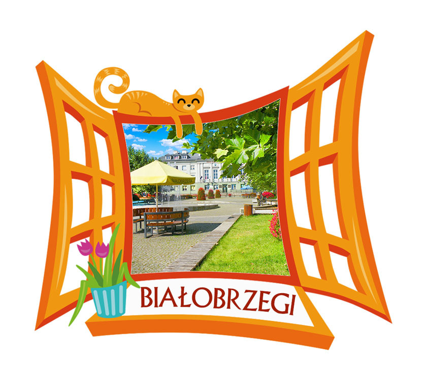 Polyresinowy magnes Okno Białobrzegi