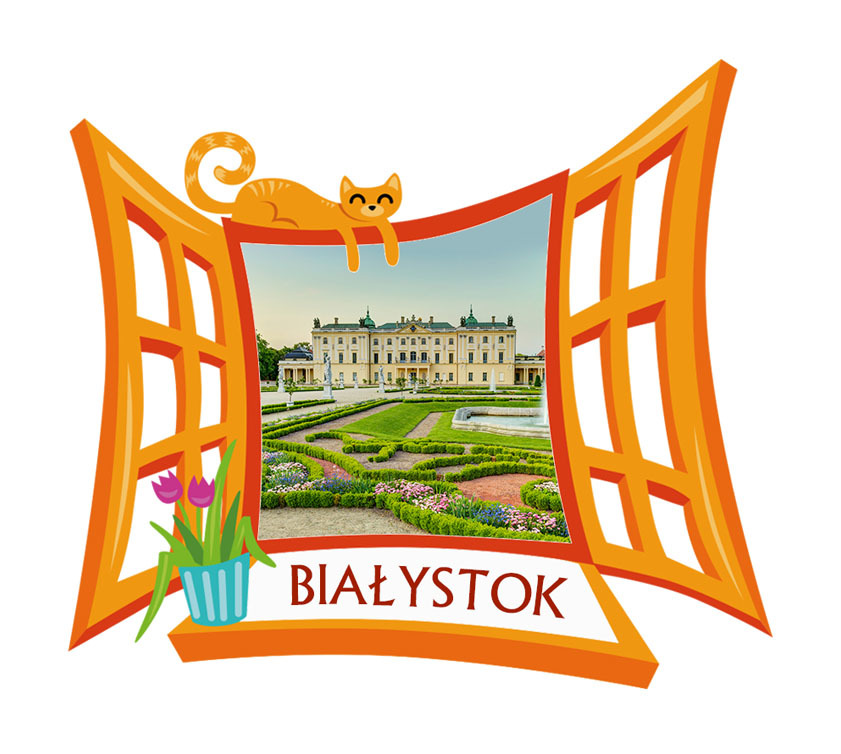Polyresinowy magnes Okno Białystok