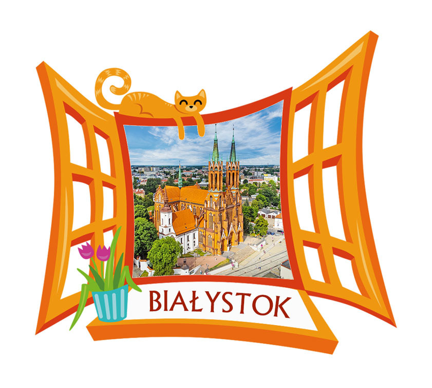 Polyresinowy magnes Okno Białystok