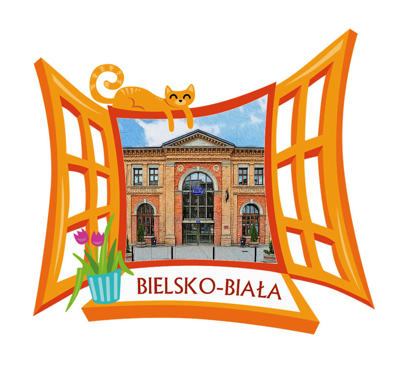 Polyresinowy magnes Okno Bielsko-Biała