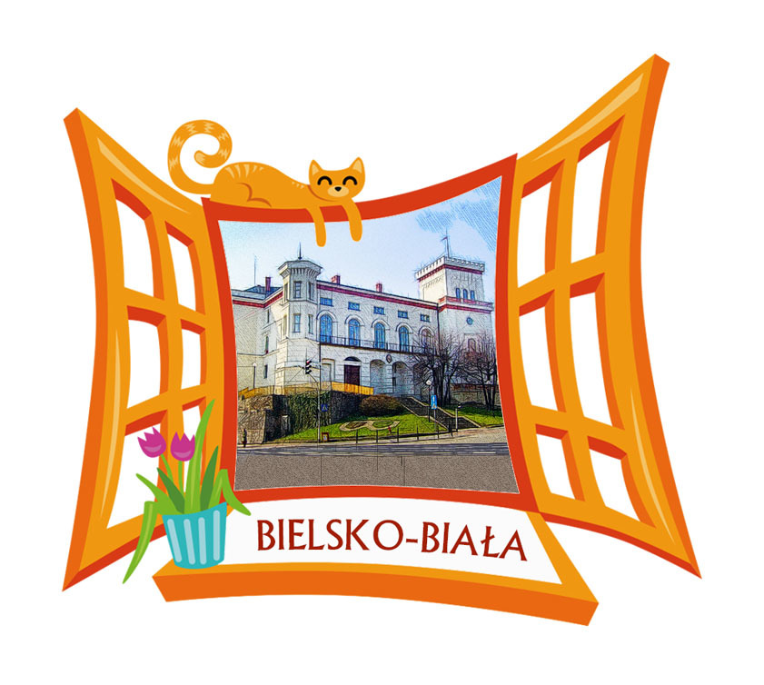 Polyresinowy magnes Okno Bielsko-Biała