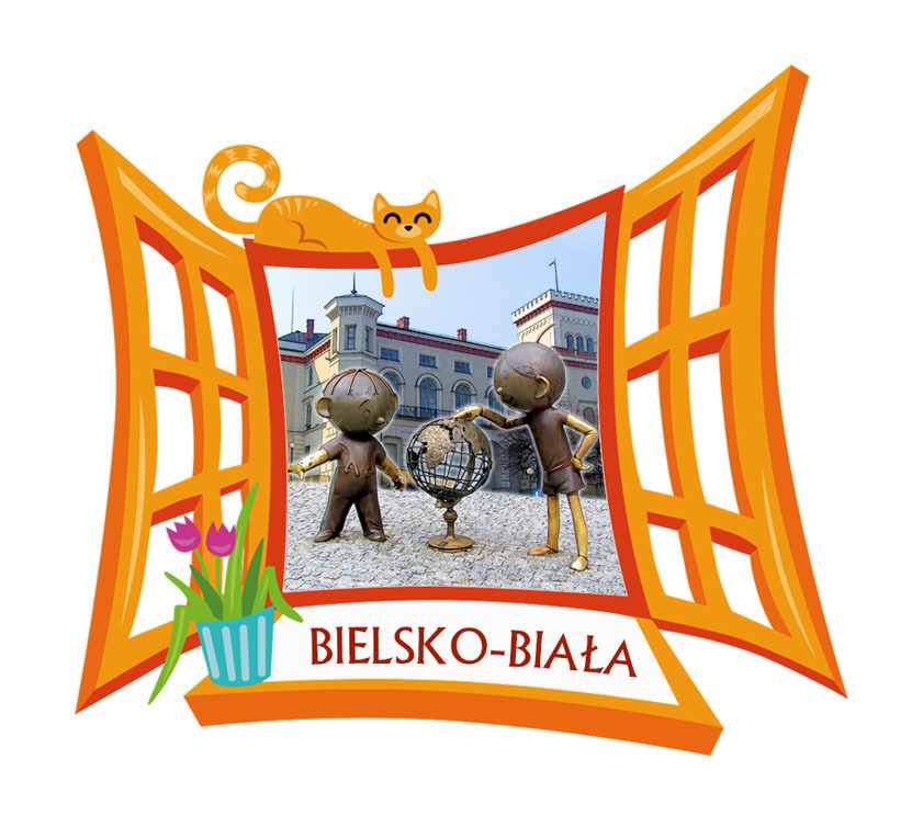 Polyresinowy magnes Okno Bielsko-Biała