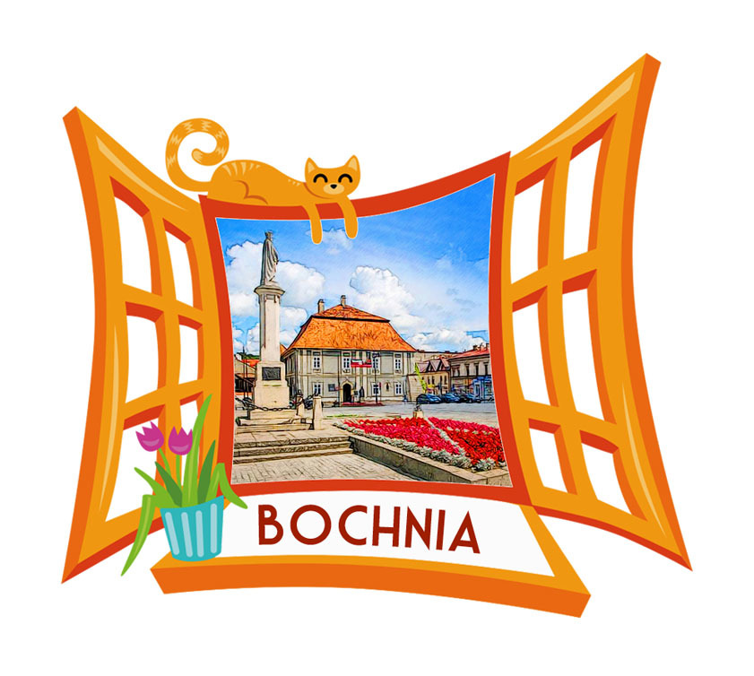 Polyresinowy magnes Okno Bochnia