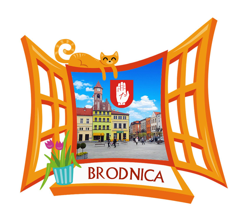 Polyresinowy magnes Okno Brodnica