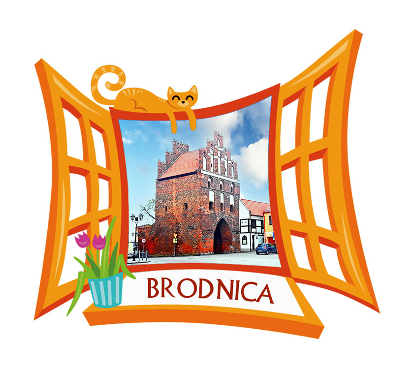 Polyresinowy magnes Okno Brodnica