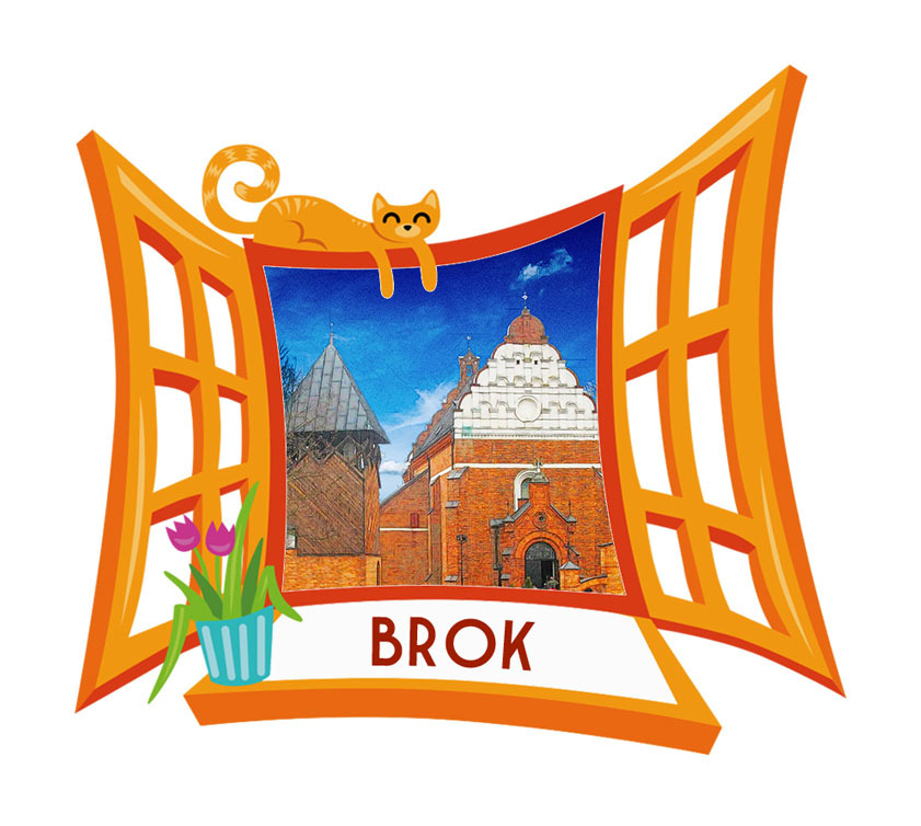 Polyresinowy magnes Okno Brok