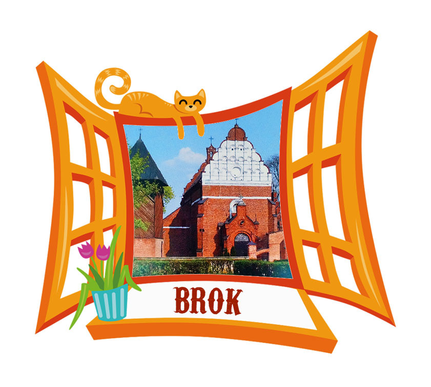Polyresinowy magnes Okno Brok