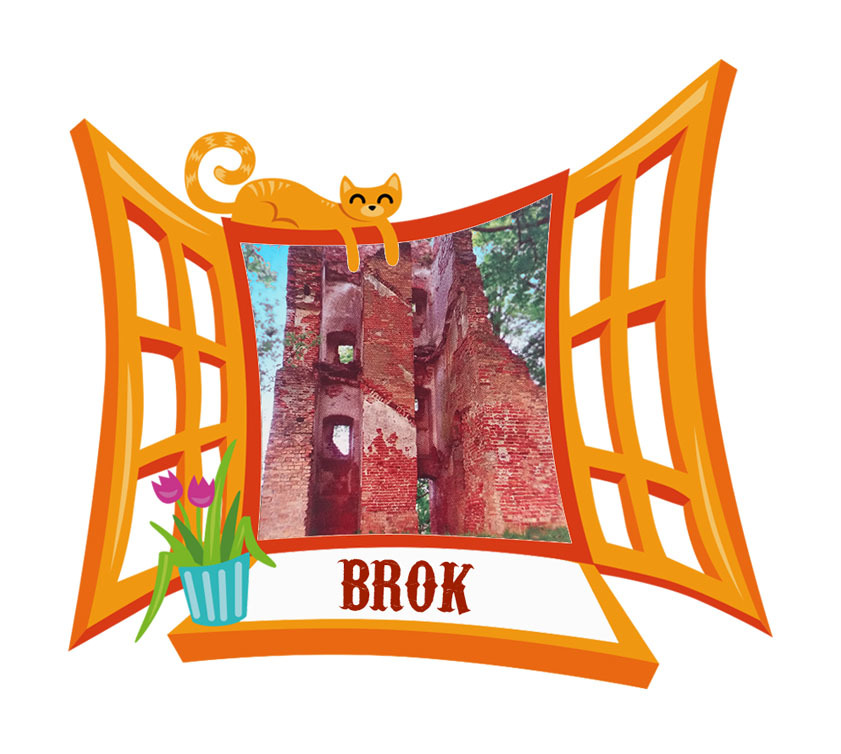 Polyresinowy magnes Okno Brok