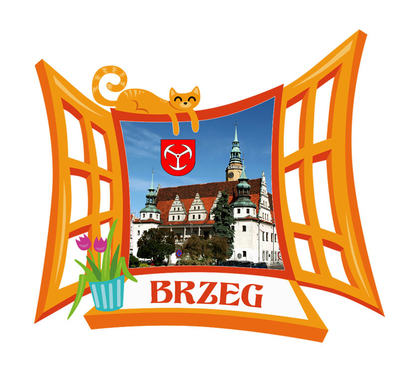 Polyresinowy magnes Okno Brzeg