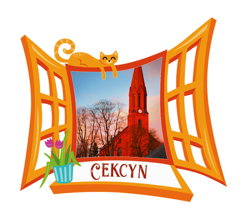 Polyresinowy magnes Okno Cekcyn