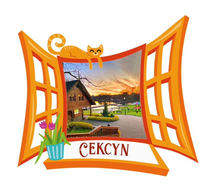 Polyresinowy magnes Okno Cekcyn