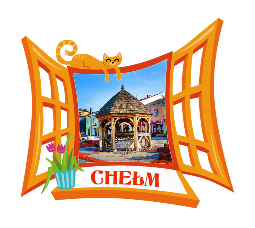 Polyresinowy magnes Okno Chełm