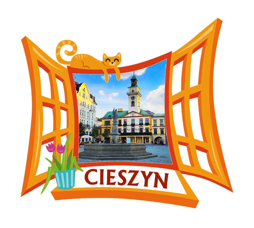 Polyresinowy magnes Okno Cieszyn