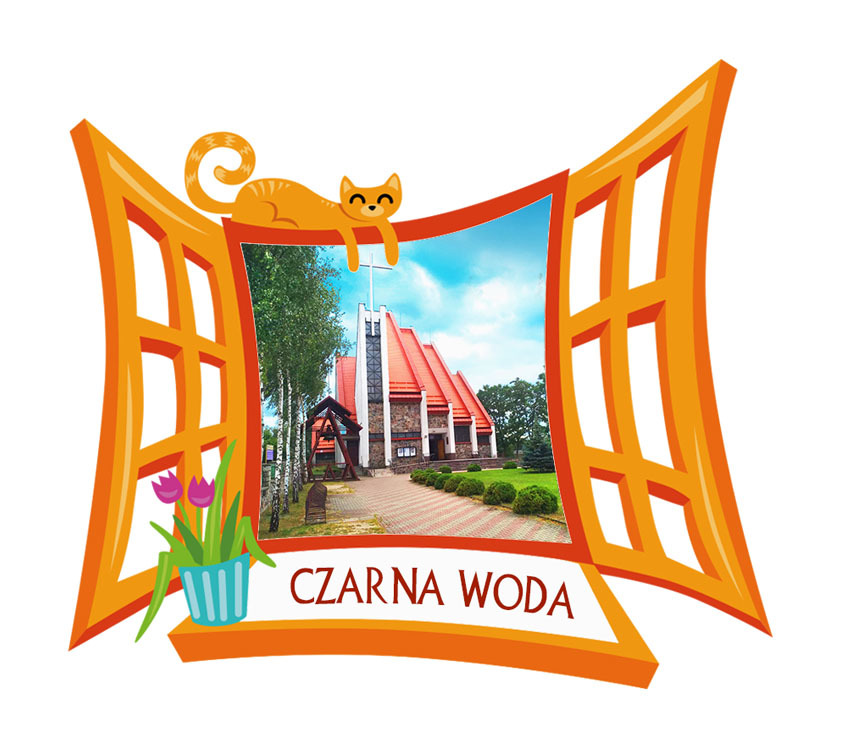 Polyresinowy magnes Okno Czarna Woda