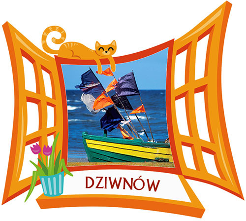 Polyresinowy magnes Okno Dziwnów