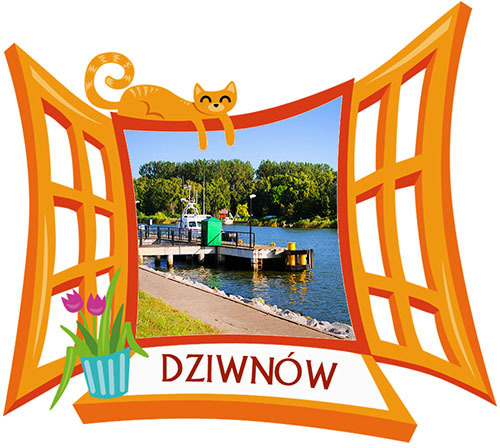 Polyresinowy magnes Okno Dziwnów