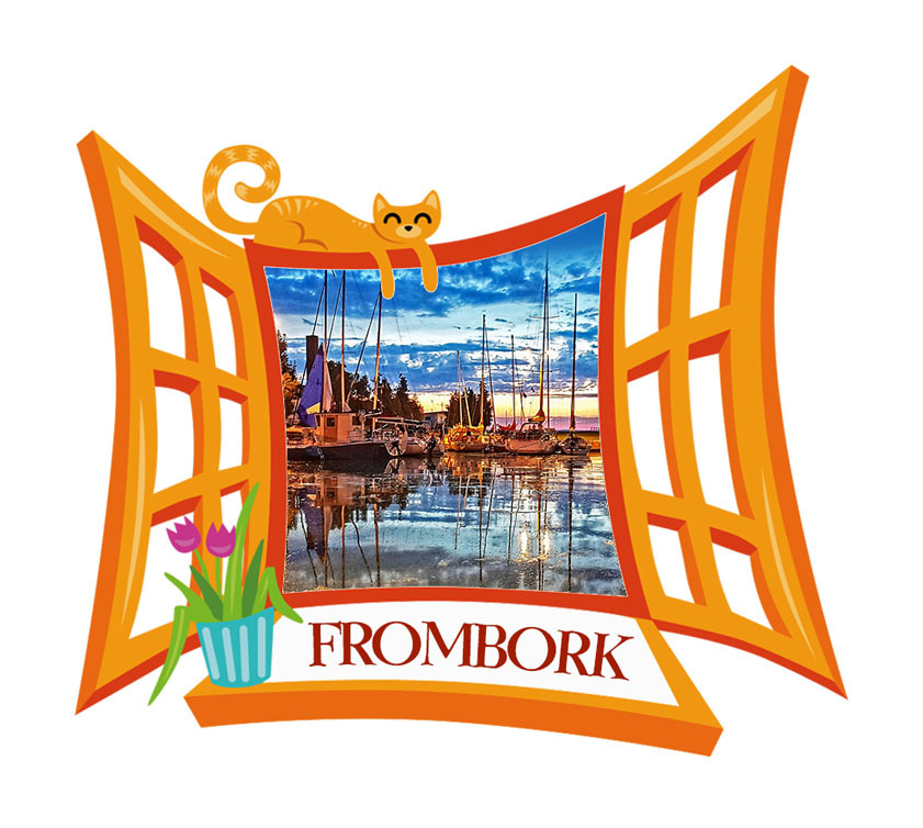Polyresinowy magnes Okno Frombork
