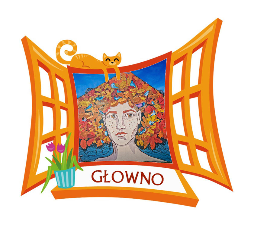 Polyresinowy magnes Okno Głowno