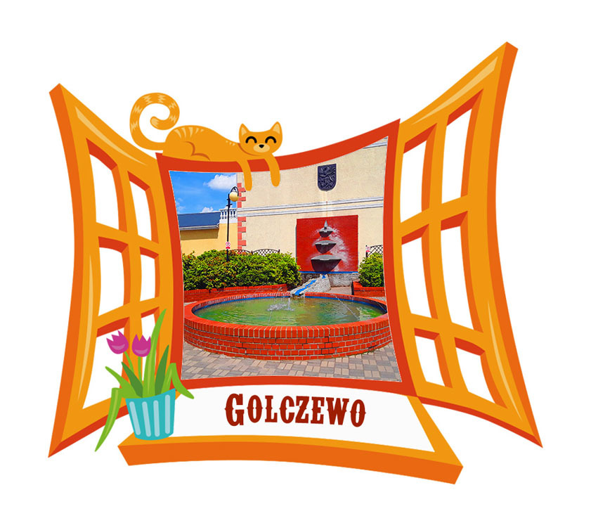 Polyresinowy magnes Okno Golczewo