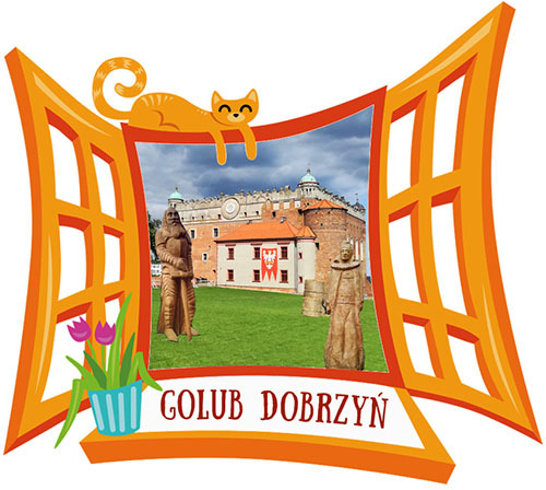 Polyresinowy magnes Okno Golub-Dobrzyń