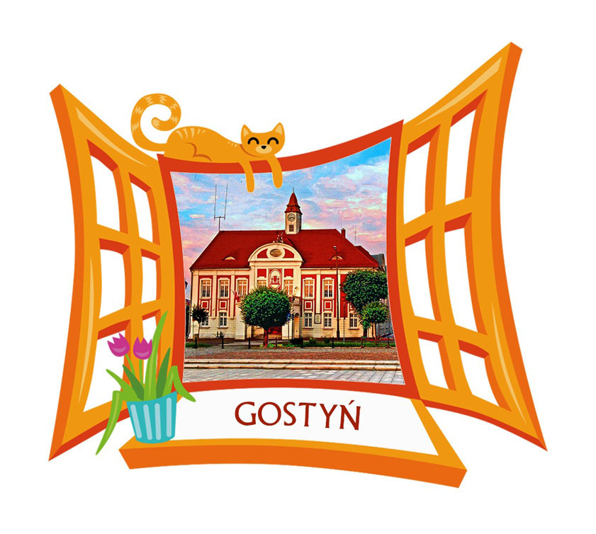 Polyresinowy magnes Okno Gostyń