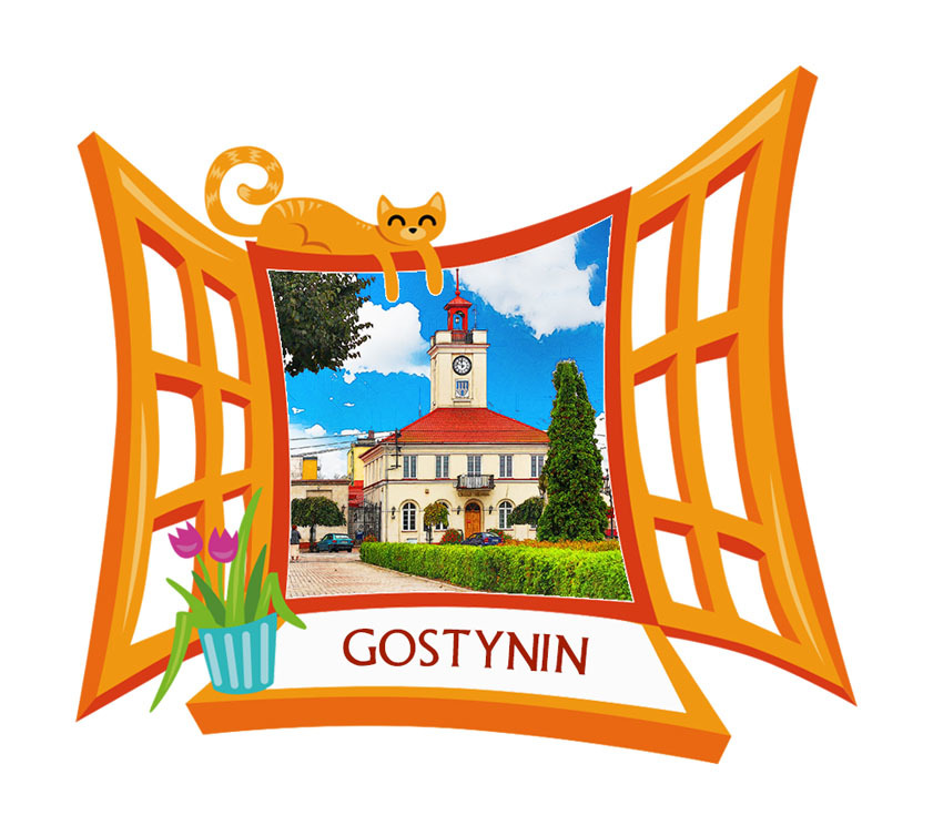 Polyresinowy magnes Okno Gostynin