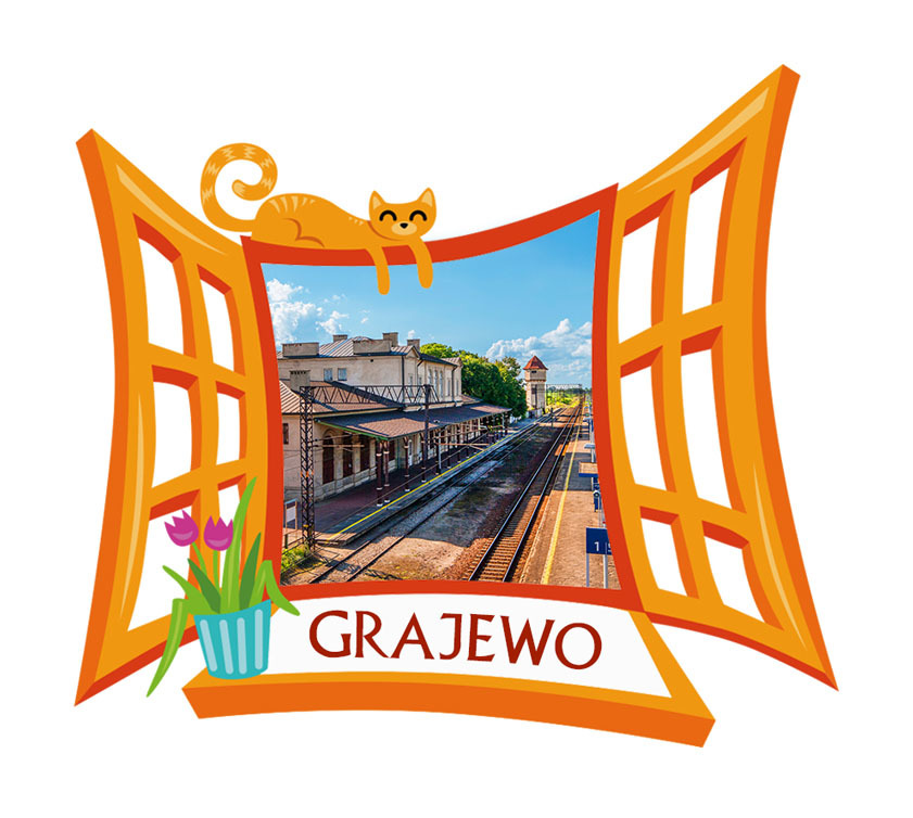 Polyresinowy magnes Okno Grajewo