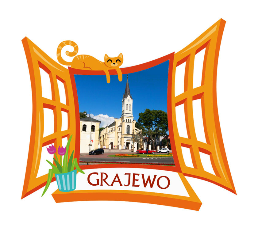 Polyresinowy magnes Okno Grajewo