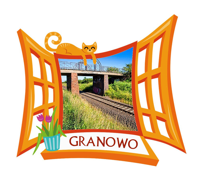 Polyresinowy magnes Okno Granowo