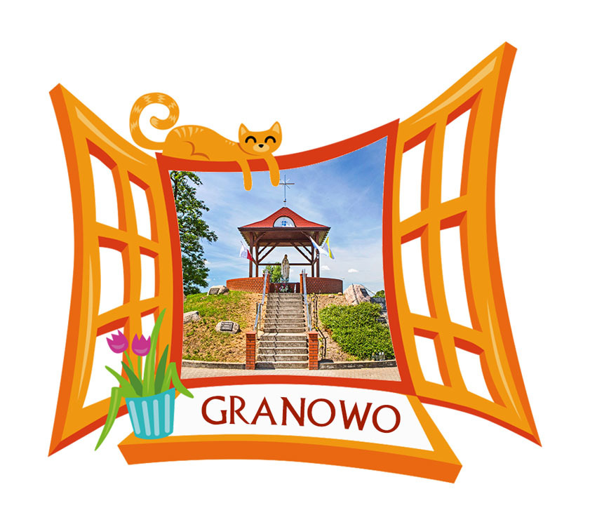 Polyresinowy magnes Okno Granowo