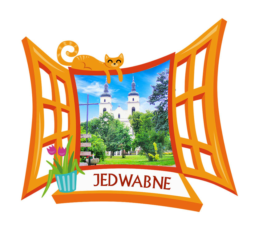 Polyresinowy magnes Okno Jedwabne