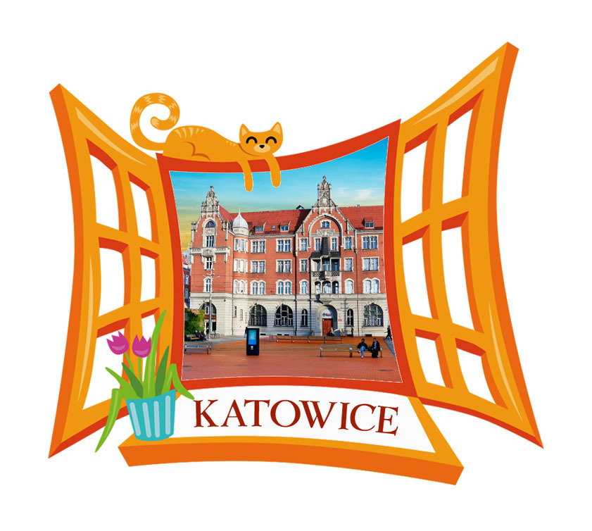 Polyresinowy magnes Okno Katowice