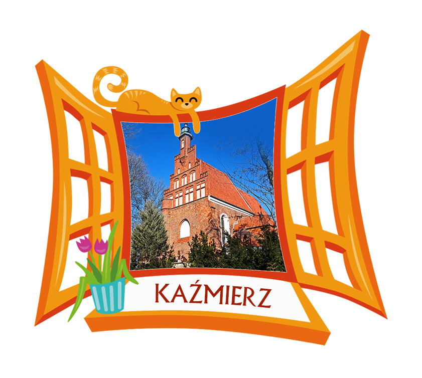 Polyresinowy magnes Okno Kaźmierz