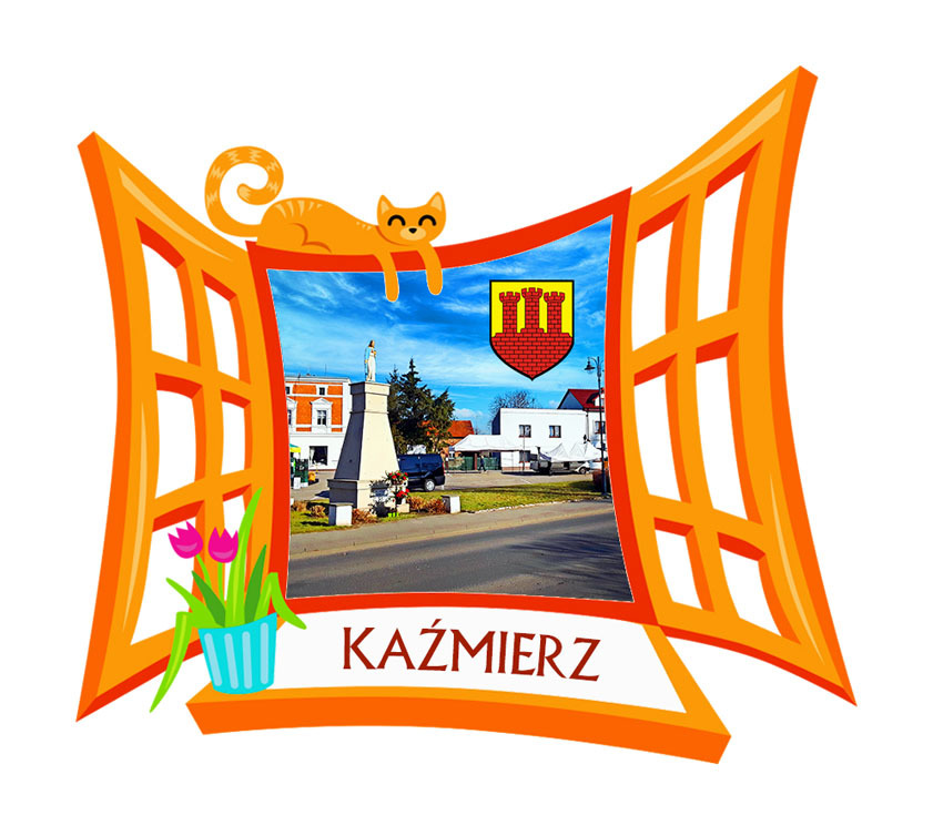 Polyresinowy magnes Okno Kaźmierz