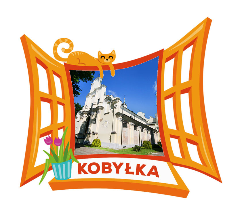 Polyresinowy magnes Okno Kobyłka