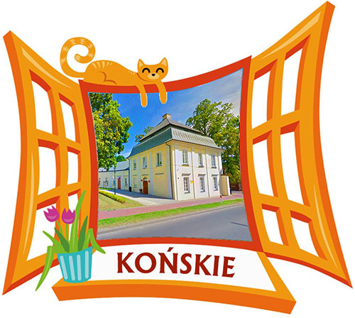 Polyresinowy magnes Okno Końskie