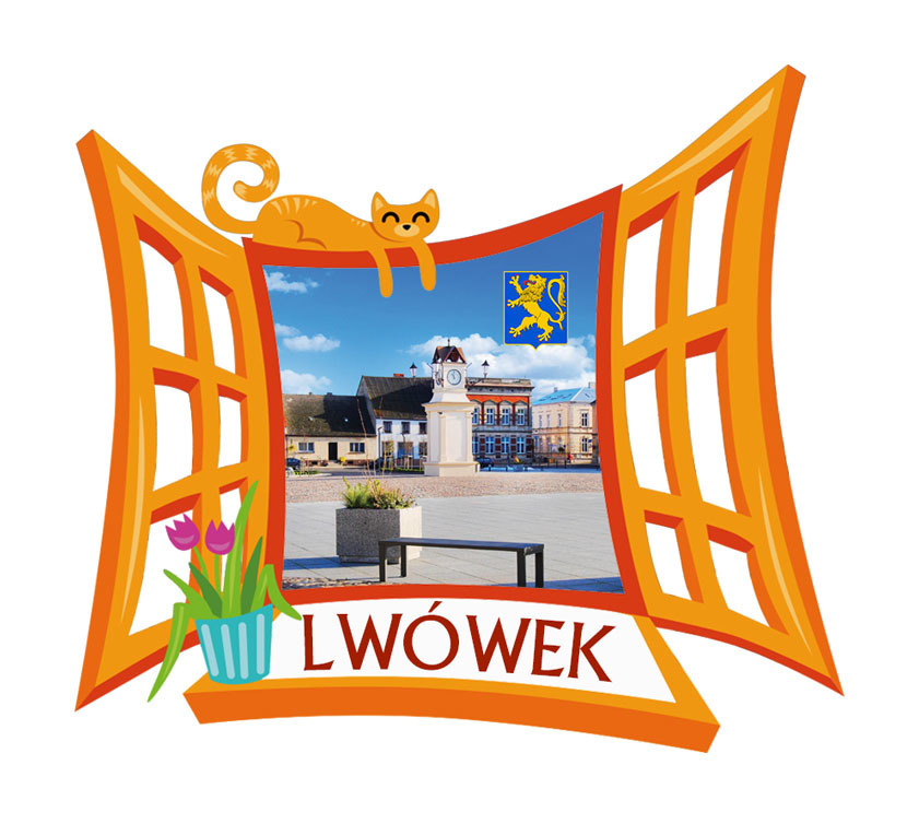 Polyresinowy magnes Okno Lwówek