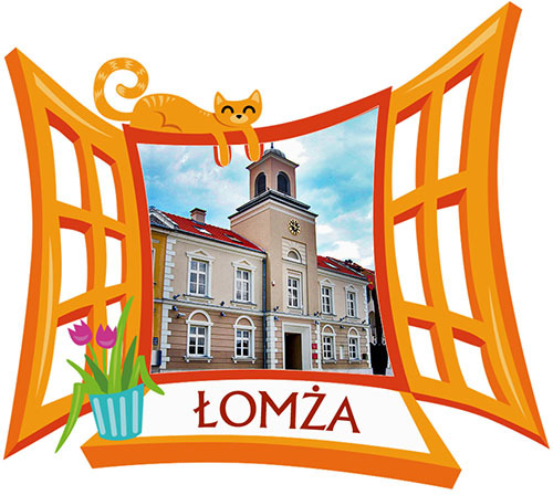 Polyresinowy magnes Okno Łomża
