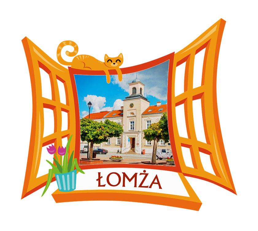 Polyresinowy magnes Okno Łomża