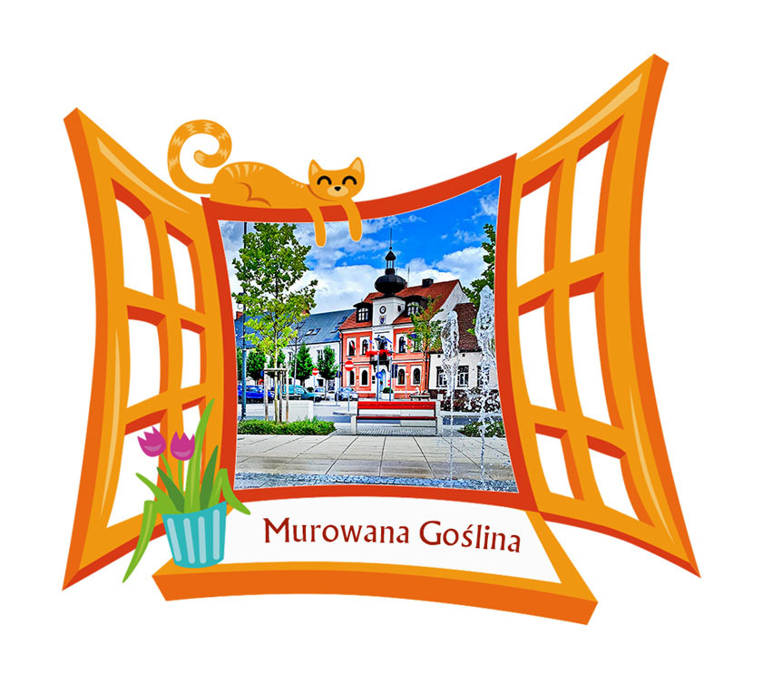 Polyresinowy magnes Okno Murowana Goślina