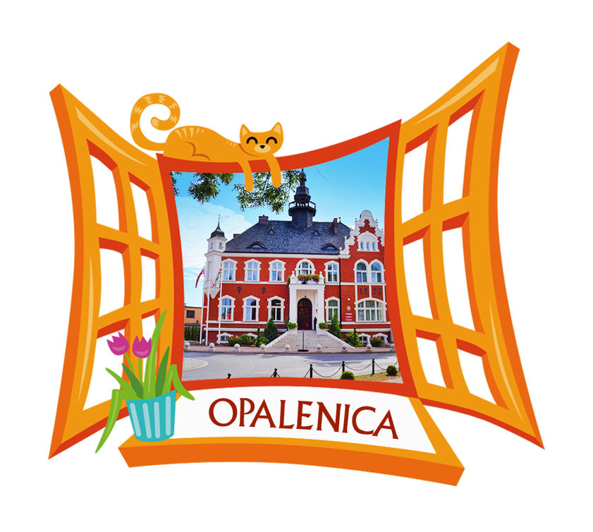 Polyresinowy magnes Okno Opalenica