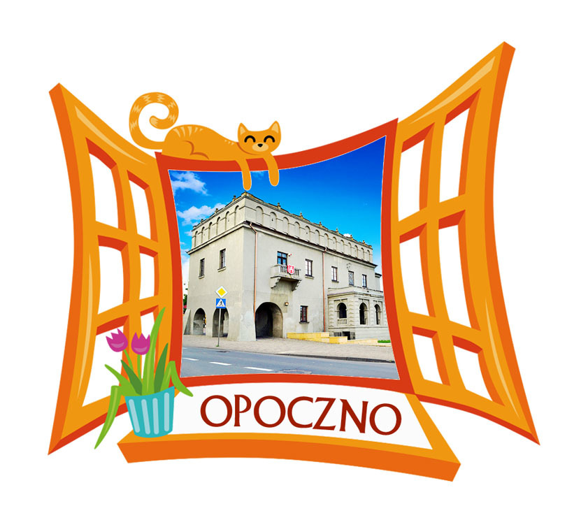 Polyresinowy magnes Okno Opoczno