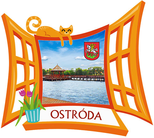 Polyresinowy magnes Okno Ostróda
