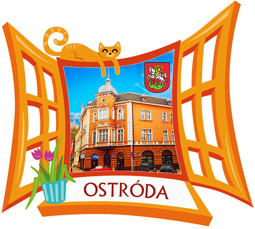 Polyresinowy magnes Okno Ostróda